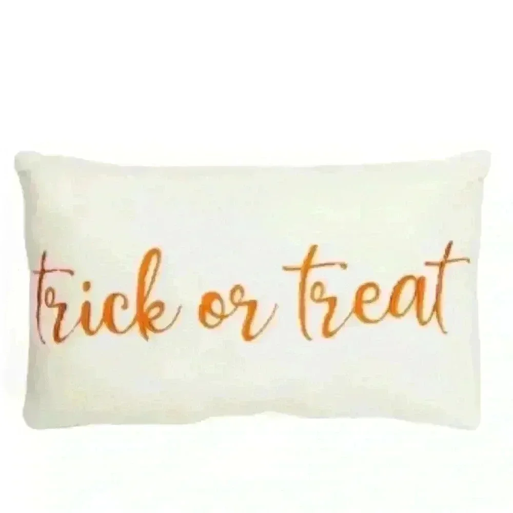 NEW TRICK OR TREAT - Beautiful Super Soft SHERPA Accent Pillow